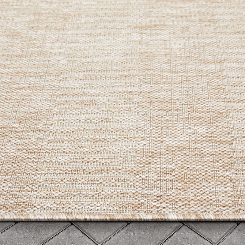 Well Woven Medusa Stria Geometric FlatWeave Indoor/Outdoor Area Rug